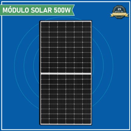 4X 500W Módulo Silver/Black Frame Monocristalino Fotovoltaica Panel Solar -  EPP Solar ES